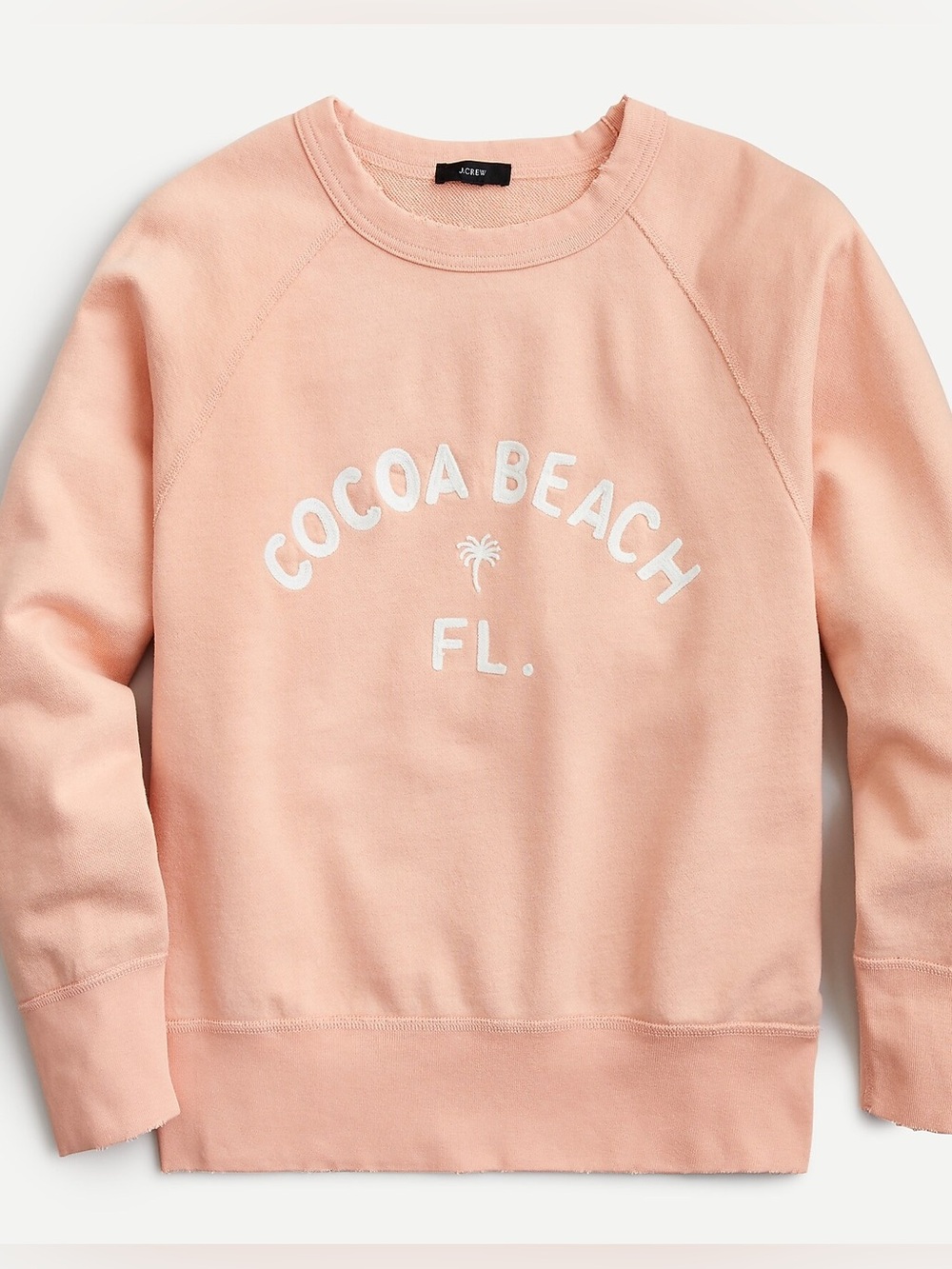 J. Crew Cocoa Beach FL. Graphic Crewneck Sweatshirt Size Small